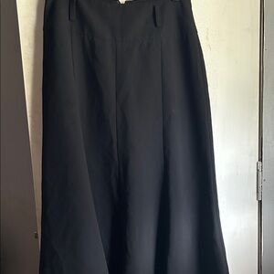 Evan Picone Classic Black A-Line Skirt